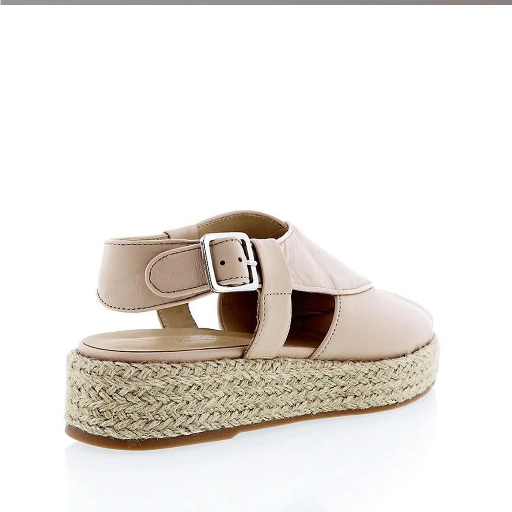 Marco Padova lambskin Espadrille Slingbacks, like new, 36